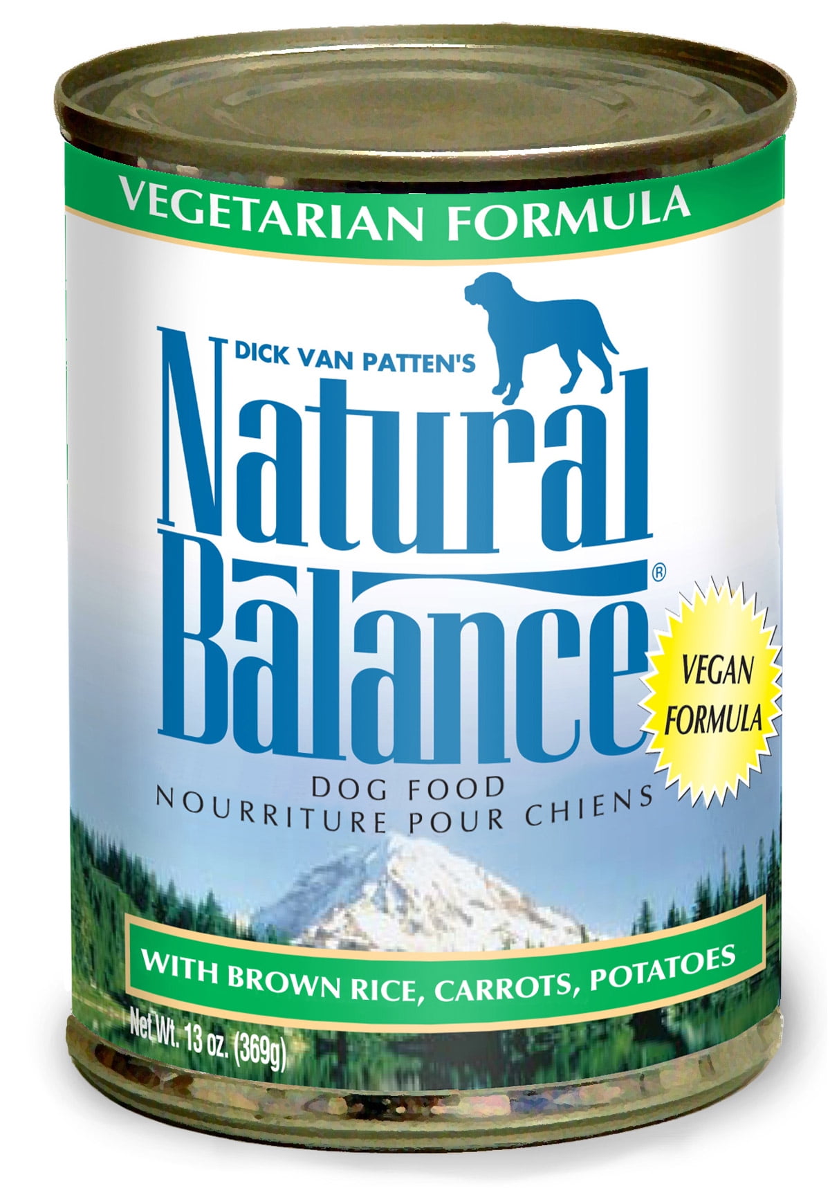 Natural Balance Ultra Premium Canned Dog Food, Vegetarian Formula, 13
