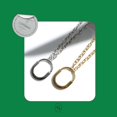 thumbnail image 3 of Collares y cadenas para mujer de acero inoxidable. Accesorios y Joyeria para mujer resistentes y elegantes. Regalos para mujer ideales para cumpleaños. Jewelry Gift, 3 of 4