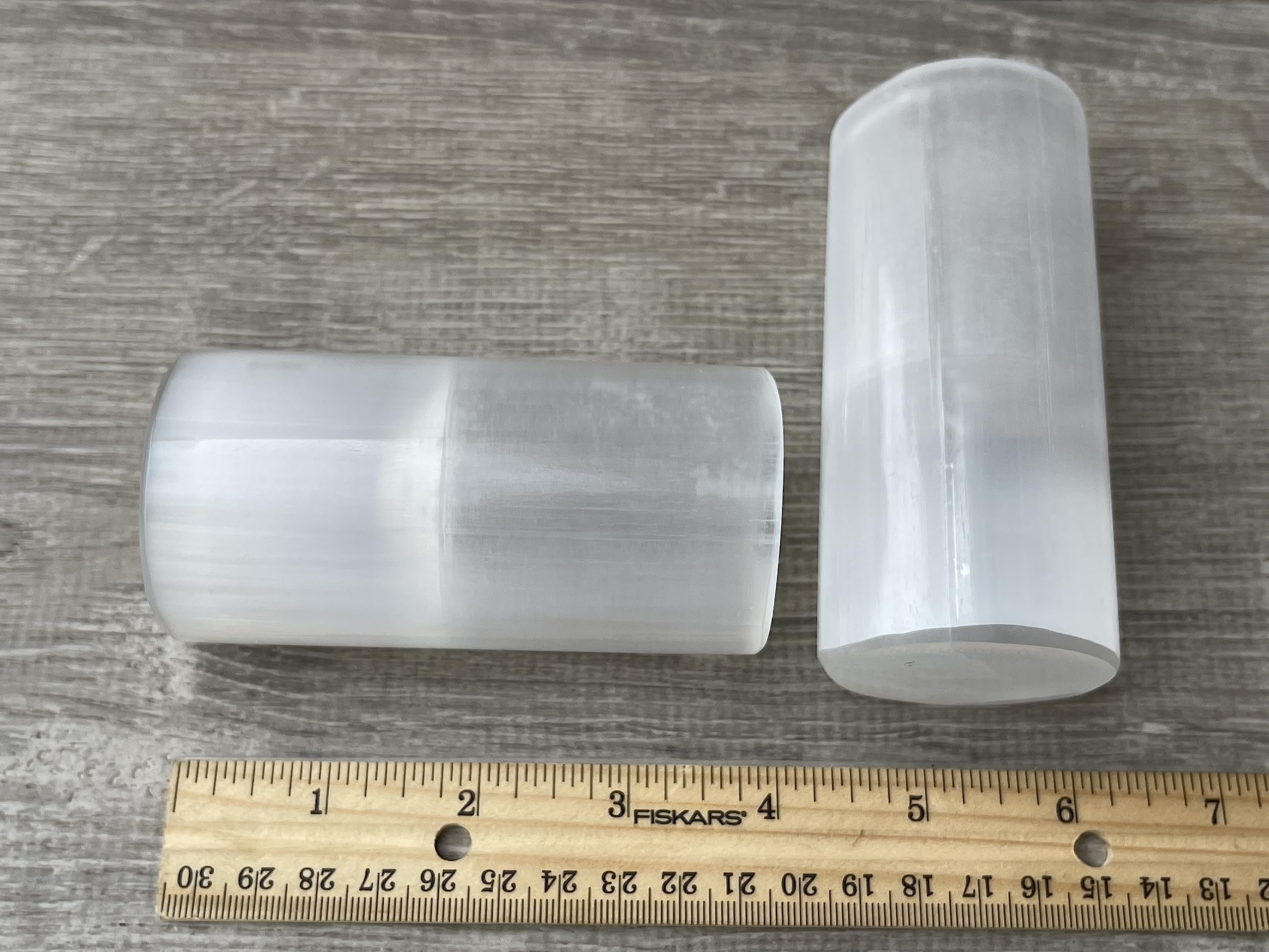 Selenite Cylinder Night Light, Selenite Crystal Nightlight Plugin, Selenite Polished Cylinder Harmonizer (1 Night Light)