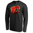 thumbnail image 2 of Men's Black Calgary Flames Midnight Mascot Long Sleeve T-Shirt, 2 of 3