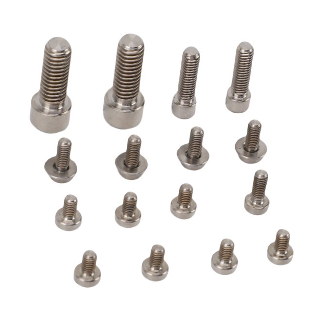 Mountain Bike Brake Lever Screw Kit Ti Alloy Adjustment Screws Washer Cycling
