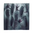 thumbnail image 1 of Cortina De Ducha Horror Bloody Zombie Scary Cortina Con Ganchos Para Decoración De Halloween Scienceny HA037327-00, 1 of 6