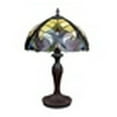 thumbnail image 2 of CHLOE Lighting ADIA Tiffany-Style Dark Bronze 1-Light Victorian Accent Table Lamp 12" Shade, 2 of 4