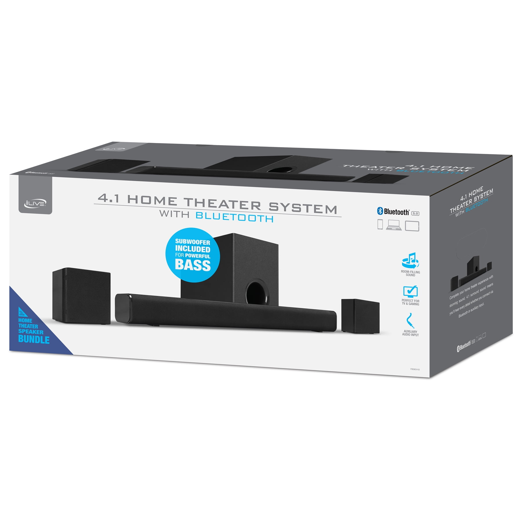 Blackweb 37 inch 5.1 channel cheap soundbar system