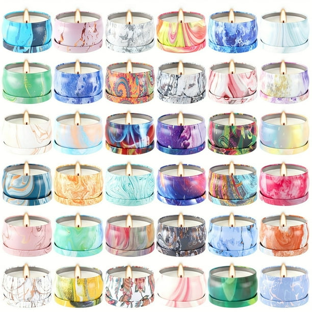 Autumn Clearance 36 Piece Set Of Soy Wax Scented Candles Scented Candles With Hand Gifts Oil Candle Set
