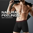 thumbnail image 2 of Natural Feelings Boxer Briefs Mens Underwear Men Pack Soft Cotton Open Fly Underwear, 2 of 3