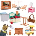 thumbnail image 2 of Forest Family Doll 1:12 Dollhouse Kitchen Accessories Mini Model Reindeer Animal Miniature Furniture Pretend Play For Girl Gifts, 2 of 5