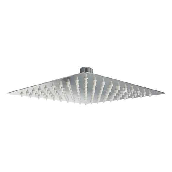 Regadera Ultra Delgada RUGO Acero Inoxidable 8x8 Modelo 44UCB