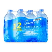 Sam's Choice Purified Drinking Water, 20 fl oz, 12 Count Bottles