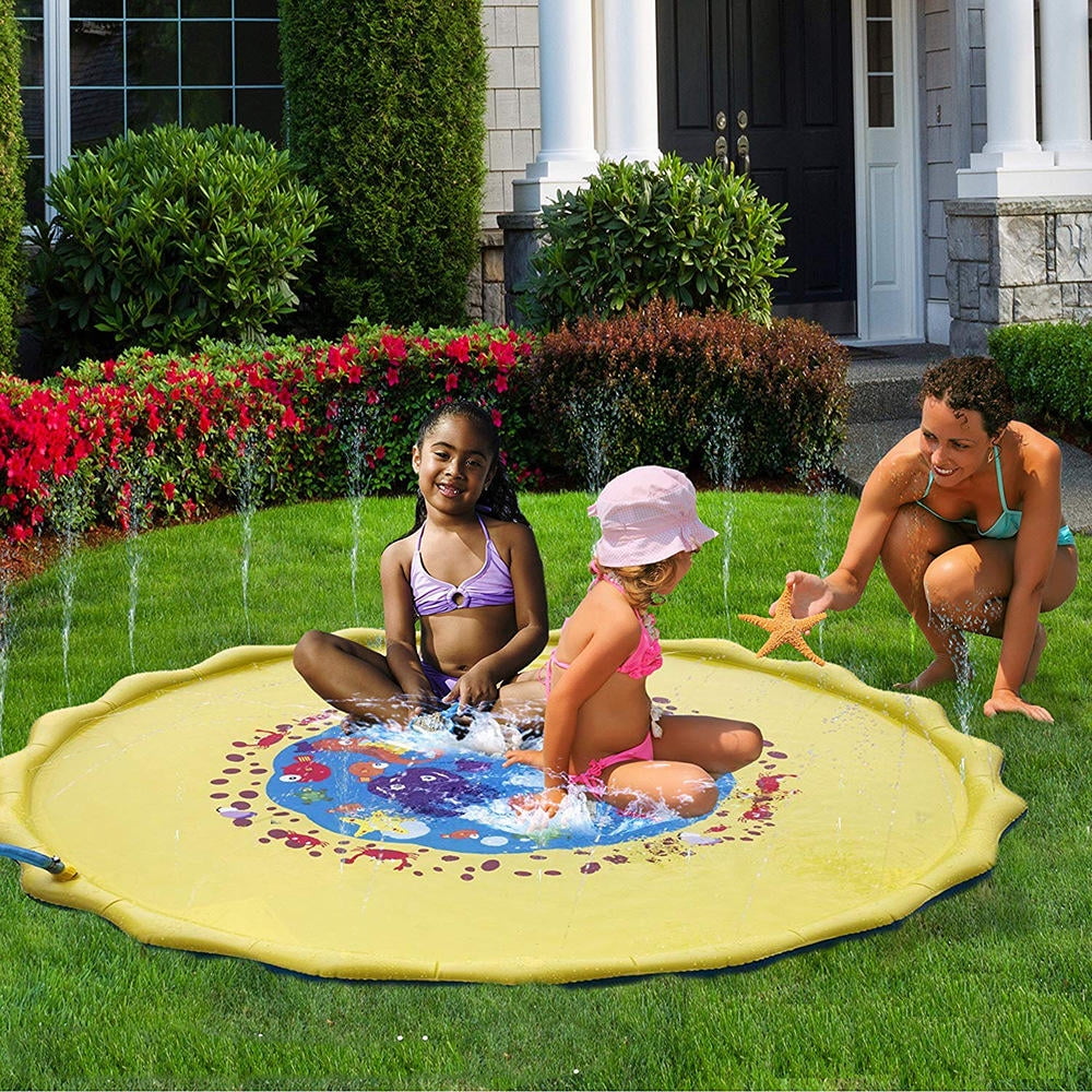 68 Splash Sprinkler Mat Pool Party