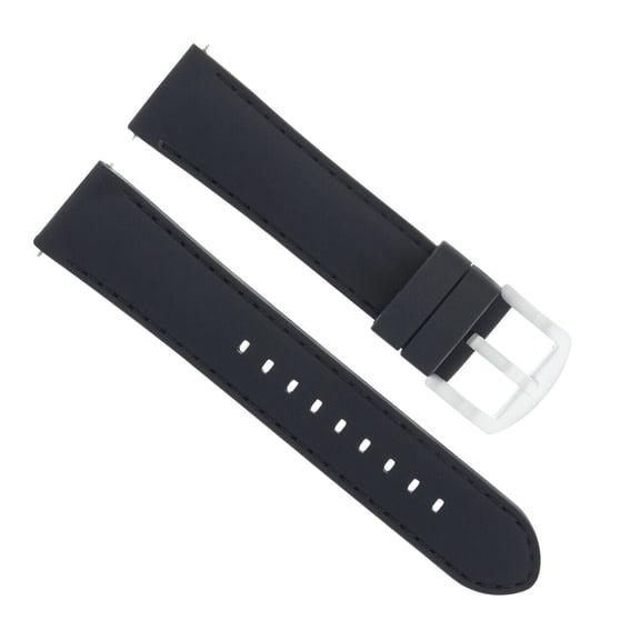 18MM SILICONE RUBBER STRAP MENS WATERPROOF WATCH BAND DIVER  STRAP