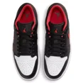 thumbnail image 5 of Ni - ke Air Jordan 1 Low 'White Toe' Black Fire Red Men's Lifestyle Shoes 553558-063, 5 of 5