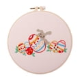 thumbnail image 4 of Kit de iniciación para bordar conejos para adultos. Manualidades de Pascua. Costura a mano. Punto de cruz. Estilo D, 4 of 9
