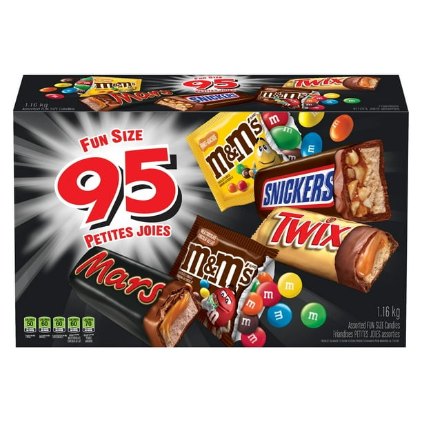 Mars Variety Assorted Chocolate Candy Bars Halloween Fun Size
