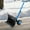 Black&Blue, variant on Snow Shovel with Wheels, 29.1 Wx 19.3 H, Back Saver Snow Pusher, with Adjustable Angle & Height Carbon Steel Metal Blade, Heavy Duty Snow Pusher, for Driveway, Pavement