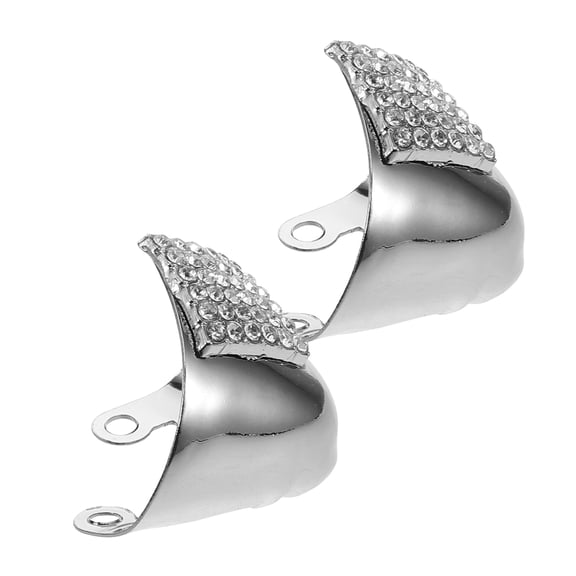 Worgeous 1 Pair Metal Toe Covers For High Heels Invisible Shoe Tip Protectors Anti-Kick Design For Pointed Shoes High Heel Toe Caps