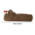 thumbnail image 2 of Long Cylinder Mushroom Pillow - Tree Log Decorative Throw for Sofa, Bay Window, Bed, Forest Theme Bolster Pillow, Washable Accent for Anthropology Fall Decor, 2 of 5