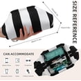 thumbnail image 2 of WANDF Clutch Purse for Women,Knit Striped Clutch Handbags,Woven Evening Bags,Large Dumpling Bag for Ladies,Girlfriend,Travel Makeup Storage Lightweight Portable Pouch(Black Beige Sripe), 2 of 7