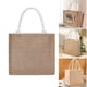 thumbnail image 3 of Jute Tote Bags Burlap Bags with Soft Handles Reusable Shopping Bags Women's Summer Beach Travel Bag, 3 of 4