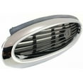 thumbnail image 4 of For Ford Contour 1998 1999 2000 Grille | Plastic | With Chrome Outer Molding | Replacement For FO1200347 | F8RZ8200CEA, 4 of 5