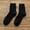 Black, variant on 3 Pairs Mens Cotton Ankle Socks Casual Moisture Wicking Cushion Crew Athletic Sock Set(Khaki)