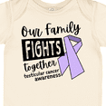 thumbnail image 4 of Inktastic Our Family Fights Together Testicular Cancer Awareness Boys or Girls Baby Bodysuit, 4 of 5