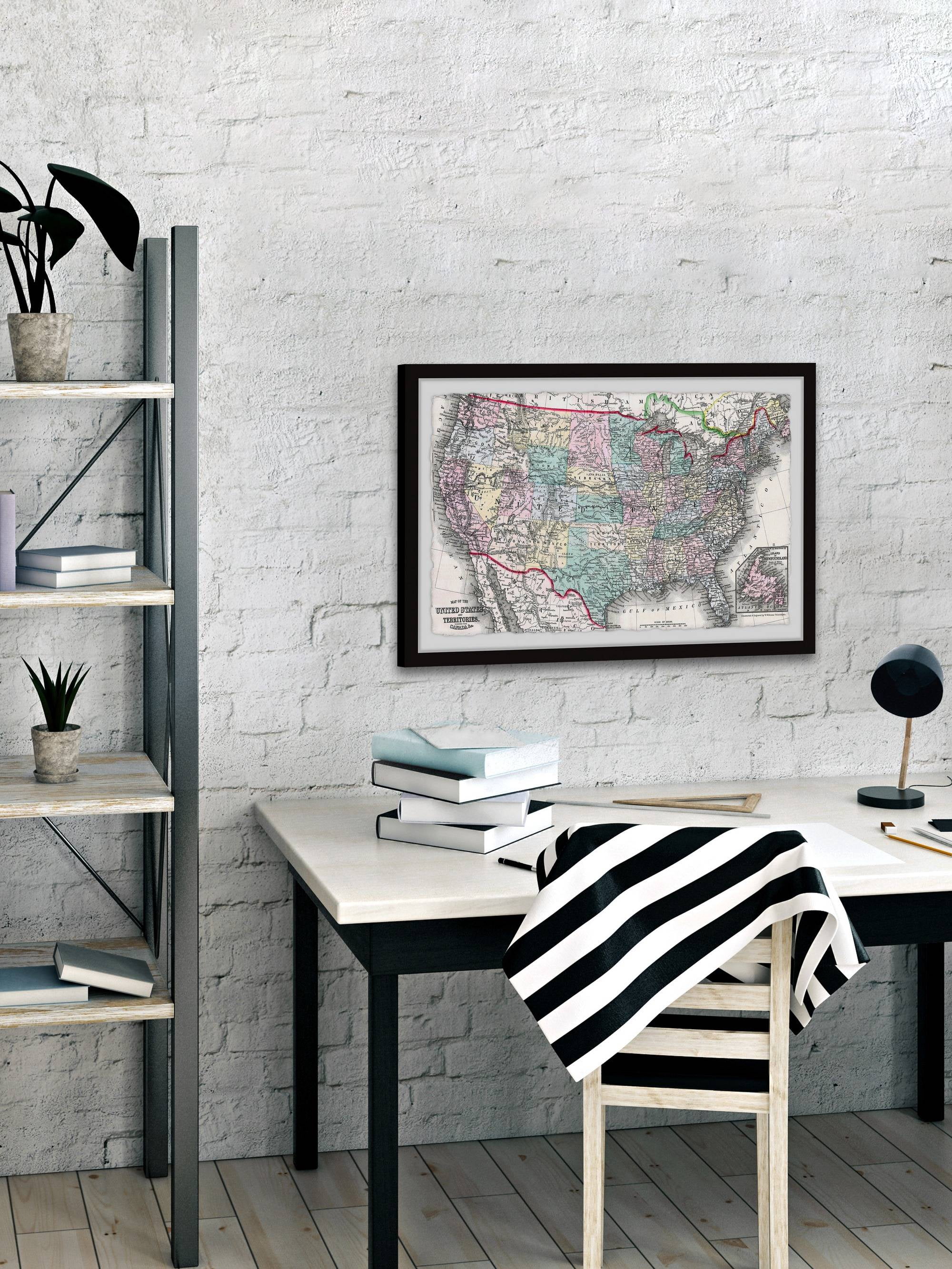 Marmont Hill Colorful City Framed Wall Art, 20" x 30"