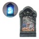 thumbnail image 2 of Luz De Lápida De Halloween Lámpara De Lápida De Cabeza De Calavera Multiusos Alimentado Por Batería 7 Luz De Cambio De Color Led Luz De Noche Para La Fiesta Del Festival En Casa Advancent HA026983-02, 2 of 6