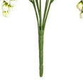 thumbnail image 4 of Vickerman 19 " Artificial White Wisteria Bush., 4 of 7