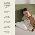 thumbnail image 3 of Virtu Twin Headboard No Tools Required Peel and Stick Upholstered Boucle Bed Headboard Only, Olive Green, 3 of 8