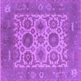 thumbnail image 1 of Ahgly Company Indoor Square Oriental Purple Traditional Area Rugs, 8' Square, 1 of 4