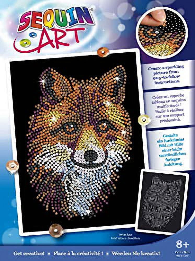 Sequin Art - Sparkling Fox - Sparkling Art Design and Craft