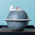 thumbnail image 3 of Ceramic Tabletop Fountain with Rotating Ball Decoration Figurines Sculptures Indoor Astronaut Planet Statues for Home Housewarming Bedroom Azul perfecl Fuente de mesa, 3 of 8