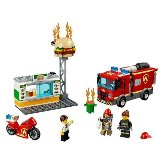 Building Blocks | Burger Bar Fire Rescue 345pcs HOT PRODUCT