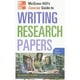 mcgraw hill's concise guide to writing research papers image 0 of McGraw-Hill's Concise Guide to Writing Research Papers (Pre-Owned Paperback 9780071629898) by Carol Ellison