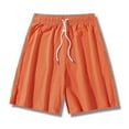 thumbnail image 1 of pstuiky Pantalones cortos para hombre, Pantalones cortos casuales cómodos de moda para hombre, de color liso, con cintura elástica regular, para playa Pantalones cortos de baloncesto, 1 of 4