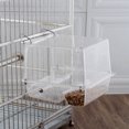 thumbnail image 4 of Comedero para pájaros, comedero para pájaros de plástico transparente, comedero automático para pájaros, comedero para pájaros transparente, acabado de lujo, 4 of 10
