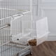 thumbnail image 4 of Comedero para pájaros, comedero para pájaros de plástico transparente, comedero automático para pájaros, comedero para pájaros transparente, acabado de lujo, 4 of 10