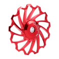 thumbnail image 2 of Qiilu 2pcs Ceramic Pulley Aluminium Alloy Rear Derailleur Guide Roller Part Accessory For MTB Bike,Bike Ceramic Pulley, Alloy Rear Derailleur, 2 of 2
