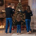 thumbnail image 6 of RUINIXCW Family Christmas Pajamas Matching Sets Xmas PJS Holiday Jammies for Whole Family Tree Long Sleeve Tops and Plaid Pants Family Christmas Outfits Sleepwear, 6 of 10