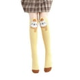 thumbnail image 6 of Ludlz Girls Knee High Socks for Child Boot Fun Crazy Long Tall Funny Animal Colorful Kids Socks Kid Girl Lion Fox Monkey Thigh High Over The Knee Stockings Cotton Long Socks, 6 of 7