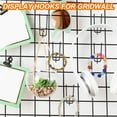 thumbnail image 4 of Uxcell 10 Grid Wall Hooks, 2 Inch Grid Wall Panel Display Hooks for Grid Wall Accessory Display Rack for Retail Stores, Home Office, Garage Storage, Silver, 4 of 7
