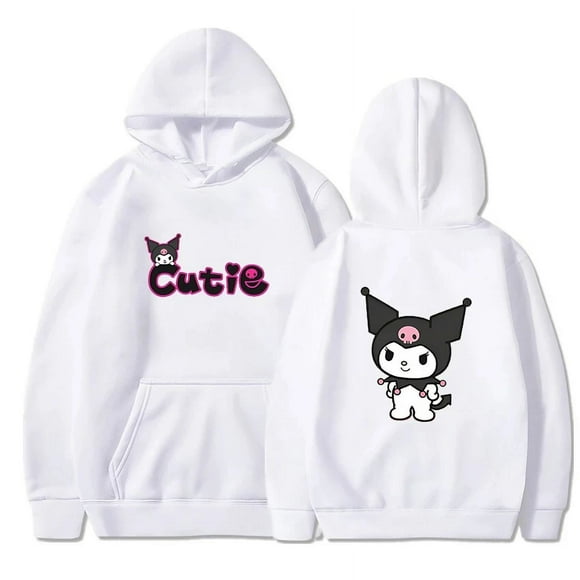 Y2K Women&#039;s Sweatshirt Has Many Korean Reviews Clothes Goth Style Cute Kawaii Sanrio Hello Kitty Melody Pattern Print Pullover ZR