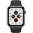 thumbnail image 3 of Restored Apple Watch Series 5 (Gps, 44mm) - Space Black Titanium Case - Black Sport Band (Refurbished), 3 of 3