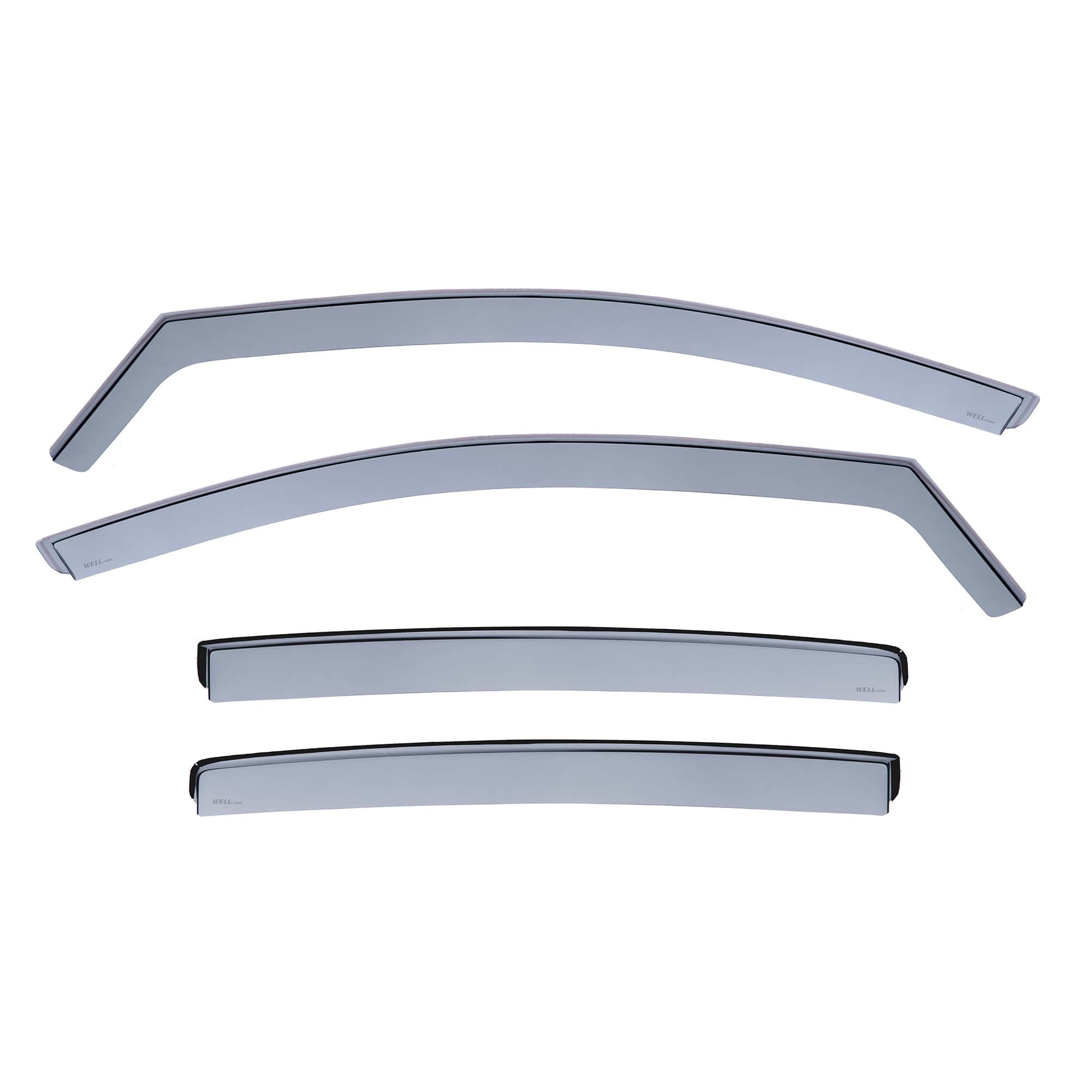 Wellvisors InChannel Window Visors Wind Deflector Front and Rear for