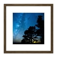 thumbnail image 1 of BLM Wick Grand Canyon-Parashant Monument Stars Milky Way 8X8 Inch Square Wooden Framed Wall Art Print Picture with Mount, 1 of 4
