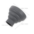 thumbnail image 2 of OULII Diffuser for Hair Hair Difuser Attachment Collapsible Silicone Grey 1Set, 2 of 6
