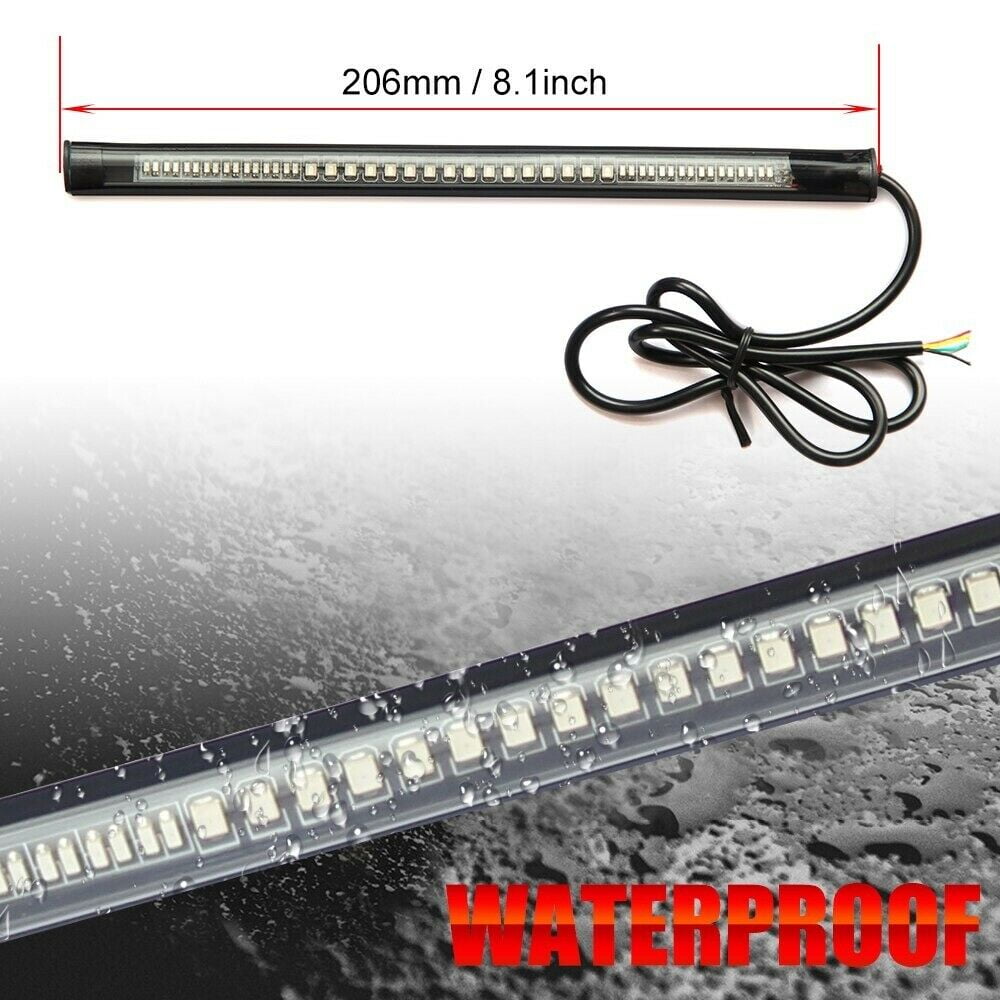 ??Motorcycle LED License Brake Tail Light Turn Signals for Bobber Cafe Racer ATV