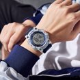 thumbnail image 7 of SMAEL Round Men Tactical Digital Watch 5ATM Waterproof TPU Strap Digital Sports Watch, 7 of 7