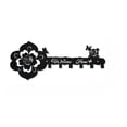 thumbnail image 2 of Perchero de Pared de Hierro con Diseño de Flores para Llaves: Organizador Decorativo para La Entrada con 6 Ganchos para Llaves, Abrigos y Accesorios., 2 of 7
